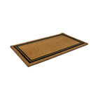 Floor Choice FC08 Coir Doormat - 18" x 30" - V Straight Line-Striking V-line geometric pattern for a modern exterior entry