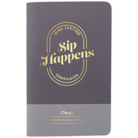 Mead Moments Wine Journal - 3-1/2" X 5-1/12" - 48 Pages-Every bottle tells a story. Capture key details like wine type, colour, and region—whether it’s a bold cabernet or a refreshing rosé, there’s space for it all.