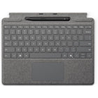 Microsoft Surface Pro Keyboard with Slim Pen SC - English - Platinum-Sketch and write naturally on the screen with Surface Slim Pen, always ready and charged in the keyboard’s storage tray