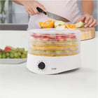Commercial Chef Food Dehydrator with Adjustable Thermostat - White-Air flow drying system eliminates tray rotation