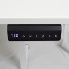 Ezywork Whole Piece Top Electric Standing Desk - White Frame / White Top-Weight Capacity: 154 lbs