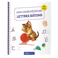Auzou Notebook Block Letters - French-Full color pages