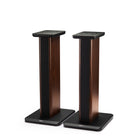 Edifier SS02C Speaker Stands for S2000MKIII Speakers - Dark Brown-Hollowed design to fill with sand to increase stability and eliminate resonance