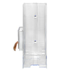 Hospeco Comfort Plus Courtesy Dispenser - Clear-Dispenses 25 vended tampons and 12 Size 4 box pads