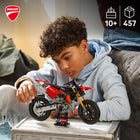 LEGO Technic Ducati Desmo450 MX Factory Motorcycle-Kids ages 10 years up can imagine off-road adventures as they play