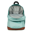 JanSport Cool Student Backpack - Faded Sage-2 exterior zippered stash pockets