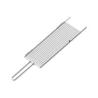 Tramontina Churrasco BBQ 18" L x 7" W Stainless Steel Flat Wire Grill Basket-Ideal for grilling meat, seafood or veggies