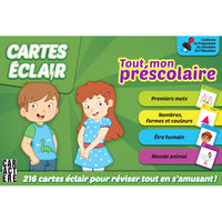 Éditions Caractère Flashcards - My whole year pré-kindergarden - French-The cards are grouped by theme, which aims to help the learner organize and memorize the concepts covered