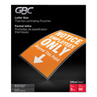 Acco UltraClear Thermal Laminatiing Pouch, 3 mil, Letter, 50/Pack-1