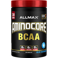 Allmax Aminocore BCAA Supplement Powder - Blue Raspberry - 345 gr-Allmax Aminocore Blue Raspberry 345g