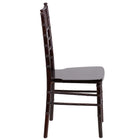 Flash Furniture HERCULES Series Walnut Wood Chiavari Chair-Stacks up to 10 Chairs