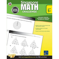eBook: Frank Schaffer 704282-EB Singapore Math Challenge - Grade 5 - 8 [Download]-You will receive two emails: one confirming your entire order, and one with a "Download Software" buttonYou can download immediately or return to your email to download later