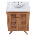 Modway Birdie 24" Bathroom Vanity - Natural/White-8