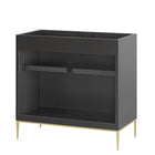 Modway Awaken 36" Bathroom Vanity Cabinet - Black-Assembly Required