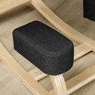 HOMCOM Ergonomic Wood Kneeling Chair with Thick Pads for Improved Posture - Black-Assembly required
