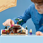 LEGO One Piece Dr. Hiriluk's Hideout-Authentic details include a table full of experiments, books and a pirate flag