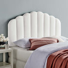 Modway Veronique Performance Velvet Twin Headboard - White-Performance Velvet Upholstery