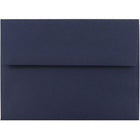 JAM Paper A6 Premium Invitation Envelopes - 4 3/4 x 6 1/2 - Navy Blue - 100 Pack-Our envelopes are made from 28 lb paper and feature a straight flap gum closure with a smooth finish