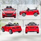 Aosom 12V Mercedes SLC 300 Kids Electric Ride-on Car with Remote Control - Red-Two-speed setting (manual) or three-speed setting (remote control) with a max speed of 3.1 mph(5 km/h) 