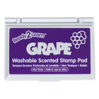Ready 2 Learn Washable Stamp Pad - Grape Scented - Purple - 6 Pack-Amusing for kids and adults: Hey teachers and parents! Children love to receive sweet-smelling stamps as rewards after homework, tests or chores. Give them a scented stamp right on the hand, too!