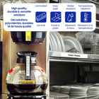 Brother Genuine TZe111 Laminated Tape for P-touch Label Makers - 6 mm wide x 8 m long - Black on Clear-Perfect for everyday labelling applications in the home, office or workplace like file organization, barcoding, USB flash drives, office supplies, pantry and freezer contents, kids’ items and equipment