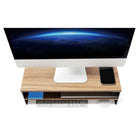 ShoppingAll 2-Tiers Wooden Monitor Stand Riser with Storage Organizer - Walnut - 5 Pack-Assured Quality: We stand by the craftsmanship of our products. The SA-MS3 comes with a Manufacturer's 1 Year Limited Product Warranty, ensuring peace of mind with your purchase.