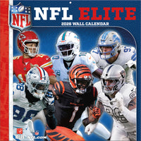 Turner Licensing 2026 Nfl Elite Monthly Wall Calendar - 12" W x 12" H  - English-12-month format ( January - December 2026)