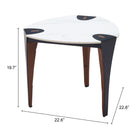 Zuo Bogey Side Table - Multicolor-Dimensions: 22.6" L x 22.6" W x 19.7" H