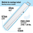 Bell+Howell Rechargeable Portable LED Light Bar - 16.5"-As seen on TV, Bell + Howell light bar, rechargeable & Super bright