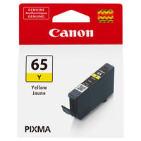 Canon CLI-65 Genuine Ink Cartridge - Standard Yield - Yellow-For use with Canon PIXMA PRO-200 and PRO-200S Professional Photographic Inkjet Printer