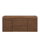 Modway Render 48" Single Sink Compatible Bathroom Vanity Cabinet - Walnut-8