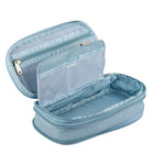 Pep Rally Expanding Pouch - Blue-Large Capacity: Elastic loops, mesh pockets, zipper pockets, and expandable bottom provide multiple storage opportunities