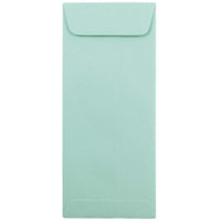 JAM Paper #10 Policy Envelopes, 4 1/8 x 9.5, Aqua Blue, 100 Pack (21520986g)-Aqua blue