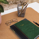 Blueline 2026 Traditional Daily Planner - 8-1/8" x 6-9/16" - Marble Green - Bilingual-Telephone and address section