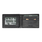 Roots Men's Slim Fold Wallet with Removable ID - Black-1 billfold with divider