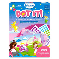 Skillmatics Dot it! Unicorns & Princesses-30 Easy-to-peel sticker sheets