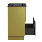Modway Quantum 24" Bathroom Vanity - Black/Gold-8
