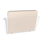 Staples Wall File Pocket - Letter Size - Clear-6.5"H x 14.5"W x 3"D