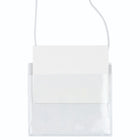 JAM Paper Plastic Name Tags - 4 x 3 1/2 - Clear - 24 Pack-Size: 4 x 3 1/2