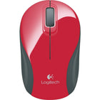 Logitech M187 Wireless Mini Mouse, Red/Black-Enjoy a reliable  wireless connection with fast data transmission and virtually no delays or dropouts