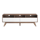 Modway Transmit 60" TV Stand - Walnut White-Assembly Required