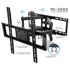 Mount-It! Tilt Swivel TV Wall Mount 32"- 55" LCD LED Plasma TV (MI-3990)-Fits most 32-55 inch TVs
