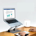 ShoppingAll Laptop Stand Riser for up to 17.3" Devices - Grey-Foldable & Travel-Friendly – Slim, portable design makes it easy to store or take along to work or school.`