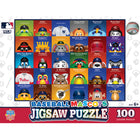 Masterpieces Puzzle Company MLB Mascots 100 Piece Puzzle-100 Piece Puzzle