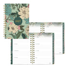 Blueline Weekly/Monthly Planner - 8" H x 5" W - Verdant Design - English-17 Months, August to December
