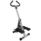Soozier Stepper Exercise Machine - Stair Stepper with Handlebar - Black-2-in-1 functions, both a mini stepper and a twister 