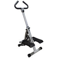 Soozier Stepper Exercise Machine - Stair Stepper with Handlebar - Black-2-in-1 functions, both a mini stepper and a twister 