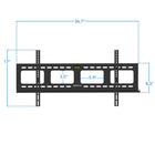 Mount-It! Low Profile Fixed TV Wall Mount (MI-305L)-9