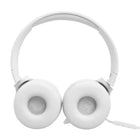 JBL Tune 520C USB-C Hi-Res Wired On-Ear Headphones - White-3-button remote with microphone