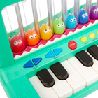 Battat Croco Pop Piano-Colourful Crocs: Press the piano keys to watch the little crocs pop up & down and glow